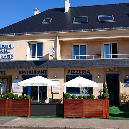 Hotel De La Plage Quinéville Exterior foto