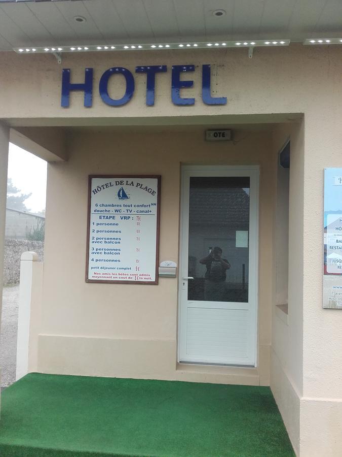 Hotel De La Plage Quinéville Exterior foto